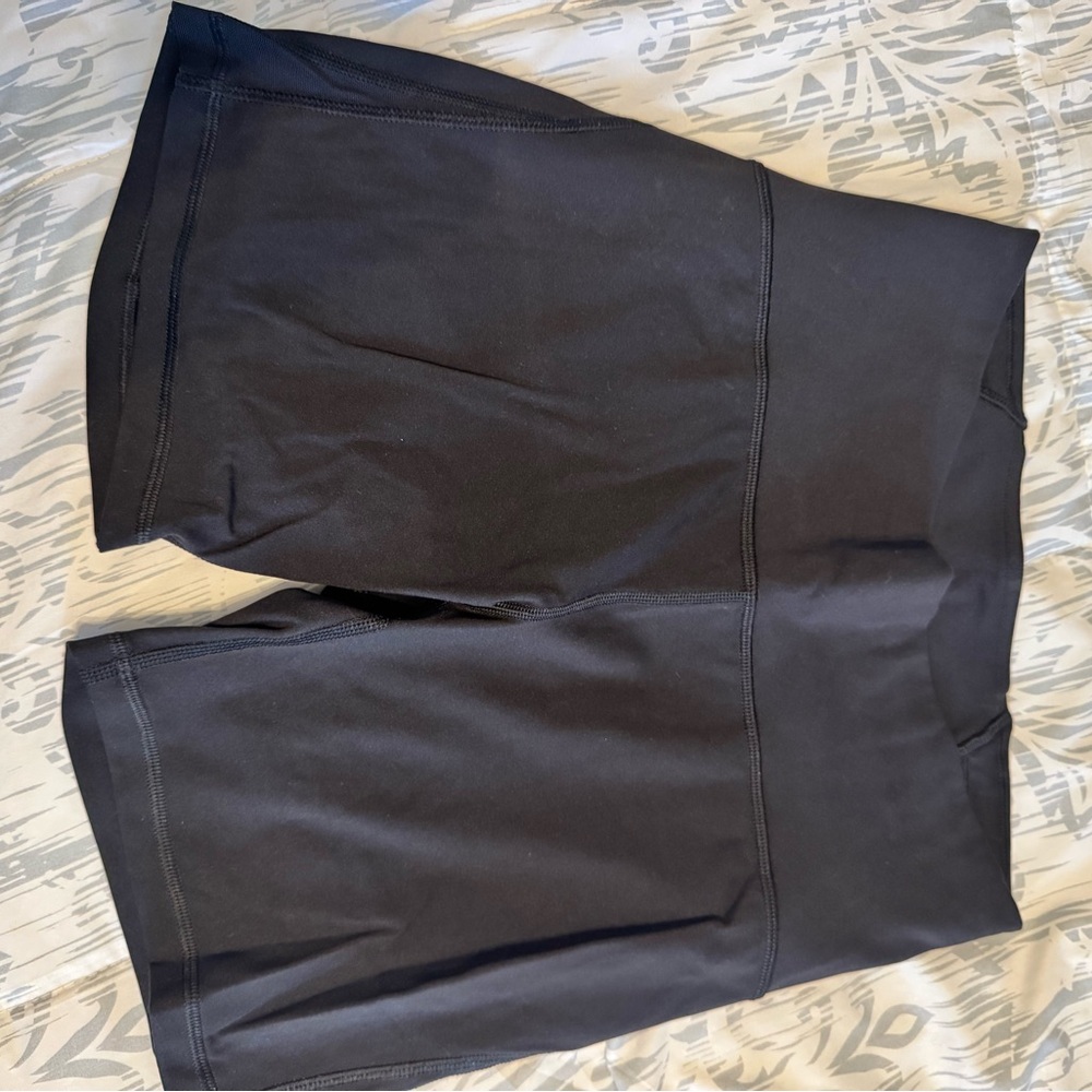 Lululemon Black High-Waist Bike Shorts
